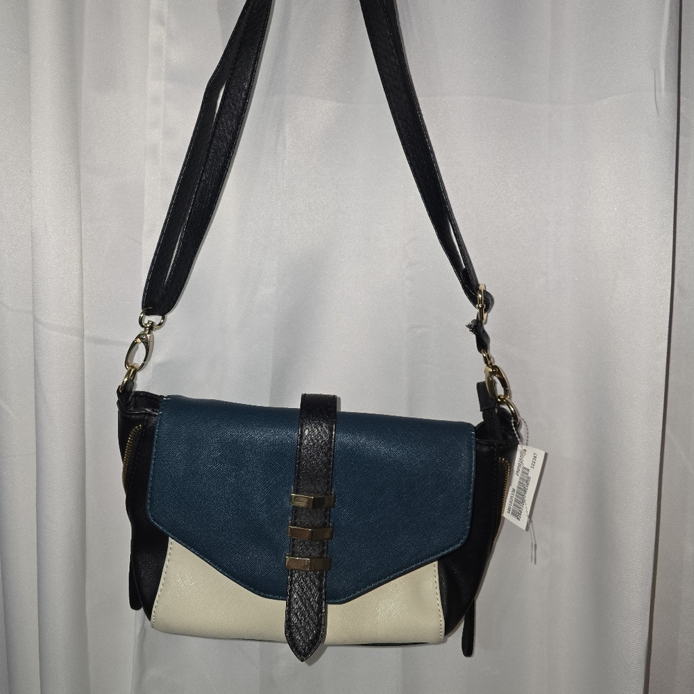 Elegant Black and Green CROSSBODY  Women's Bag
